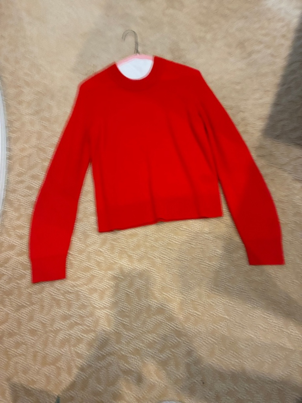 rag & bone Vibrant Red Crewneck Sweater